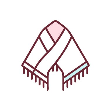 Renkli binanın vektör simgesi