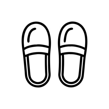 flip flops simge vektör illüstrasyonu