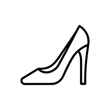 ayakkabı ikonu vektör çizim şablonu