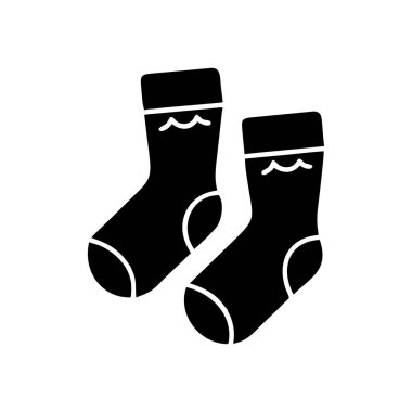 Çorap ikonu. Web için çorap vektör simgelerinin özet çizimi