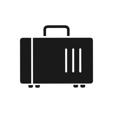 bagaj simgesi, vektör illüstrasyonu