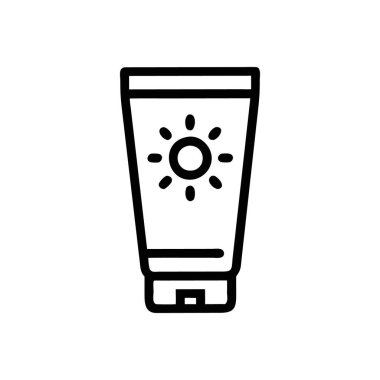 soğuk vektör ince çizgi simgesi