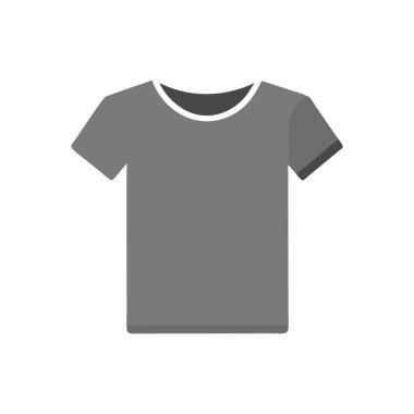 t-shirt düz simgesi