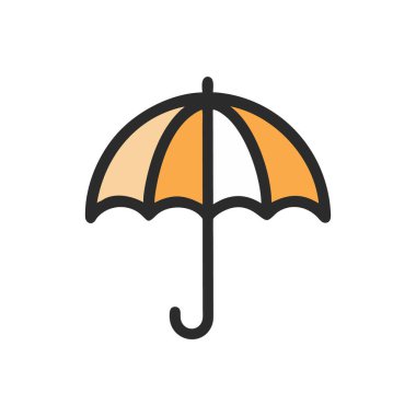 şemsiye simgesi vektör illüstrasyon tasarımı