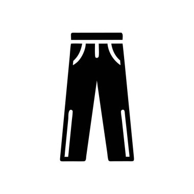 Beyaz arka planda siyah kravatlı bir adamın vektör çizimi.