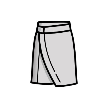 Bir rulonun çizgi film simgesinin vektör çizimi