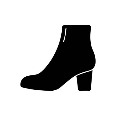 Ayakkabı simge vektör web ve mobil uygulaması tasarım, Ayakkabı logo kavramı için izole üzerinde beyaz arka plan