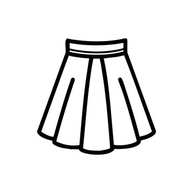 Kumaş vektörü ince çizgi simgesi