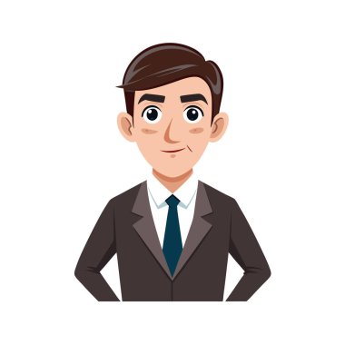 genç işadamı avatar karakter