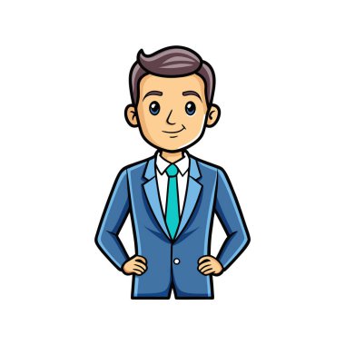 Takım elbiseli iş adamı