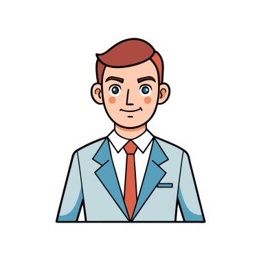 zarif işadamı avatar karakter