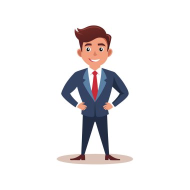 Kravatlı genç işadamı