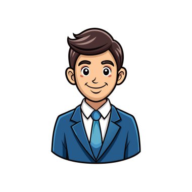 genç işadamı avatar karakter