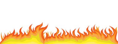 Elle çizilmiş ateş sınırı, ateşli Inferno grafik, soyut ateş çizimi, ateş tasarım unsuru, yanan enerji sınırı