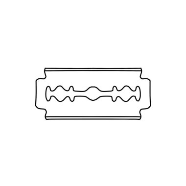 Keskin jilet simgesi vektör çizimi