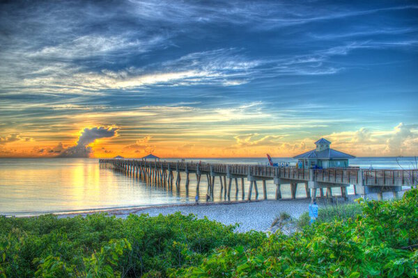 Juno Beach Pier Sunrise Florida