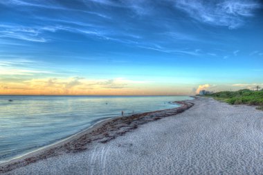 Sunrise Florida 'daki Juno Sahili İskelesinden Manzara