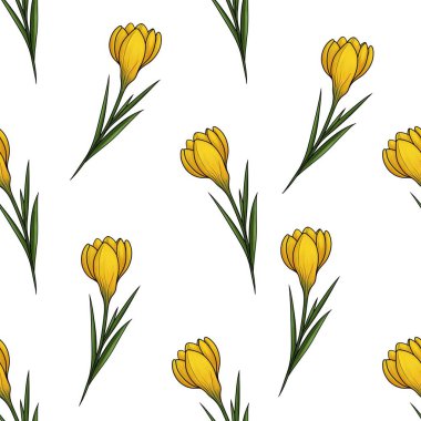 Sarı Timsahlar Kusursuz Desen Kumaş ve Ev Dekorasyonu İçin Büyük Tasarım