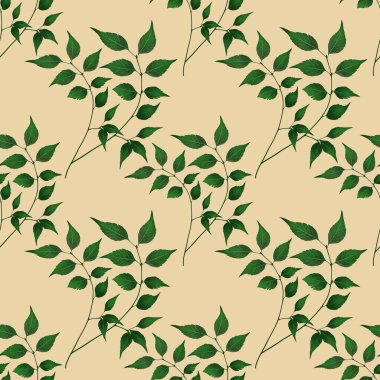 İzler, Tekstil, Paketleme, Kumaş ve Paketleme Kağıdı için Pastel Sarı Kalıpta Kusursuz Kalıp Arkaplanı