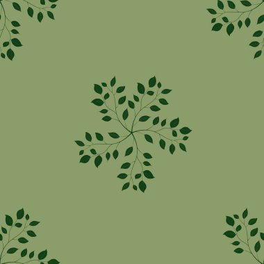 Pastel Green 'de İzler, Tekstil, Paketleme, Kumaş ve Paketleme Kağıdı İçin Yuvarlak Yapraksız Desen Arkaplan