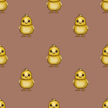 Kusursuz Şablon Şirin Piliç Mocha Mousses 'ın Küçük Tasarımı