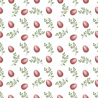 Brunch Küçük Kusursuz Şablonlu Pembe Paskalya Yumurtası