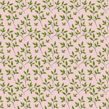 Easter Seamless Pattern: Classic Brunch Small on Pink Background clipart