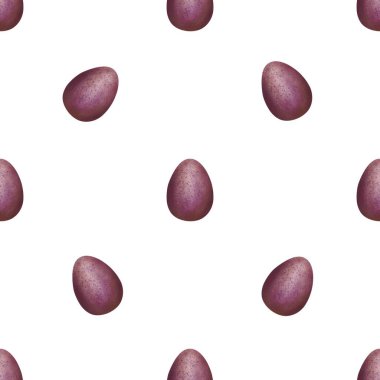 Eflatun Paskalya Yumurtaları Kusursuz Desen