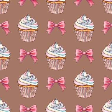 Mocha Mousse 'un Pembe Fiyonklu Gökkuşağı Tatlı Kekleri