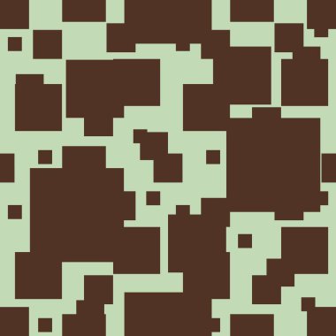 Soyut Kahverengi Geometrik Desensiz Desen Pastel yeşil Arkaplan Büyük Tasarım