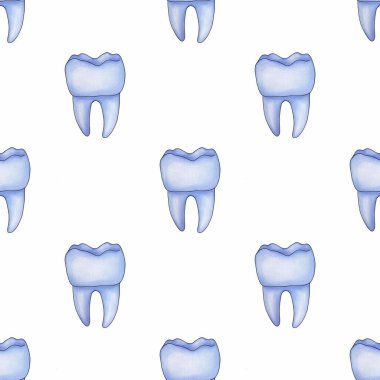 Beyaz Arkaplanda Kusursuz Mavi Dişli Küçük Tasarım
