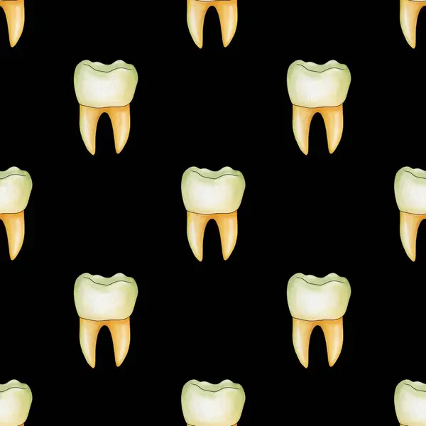 Kusursuz Dişli Sarı Dişli Siyah Arkaplanda Küçük Tasarım