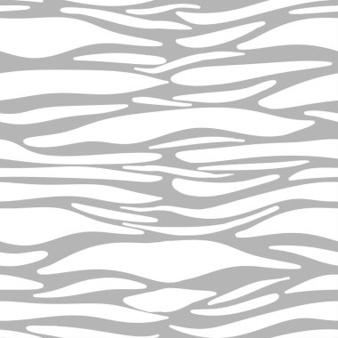 Gri Arkaplan desenli Büyük Beyaz Kaplan