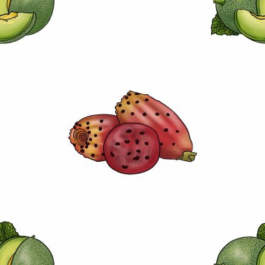 Büyük Set Tasarımı Hint İncir ve Kavun Seti 1