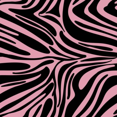 Pembe Arkaplan ile Büyük Zebra Deseni
