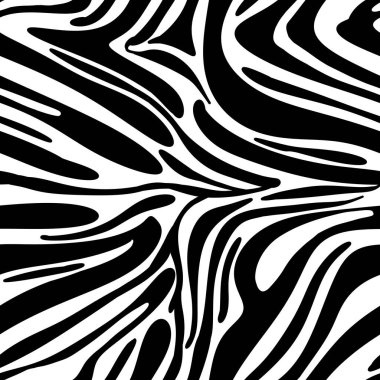 Beyaz Arkaplan ile Büyük Zebra Deseni