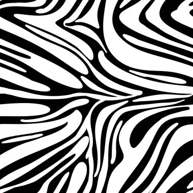 Büyük Zebra Deseni, Biçim 2, Beyaz Arkaplan