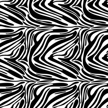 Beyaz Arkaplan ile Küçük Zebra Deseni