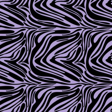 Violet Arkaplanlı Küçük Zebra Deseni