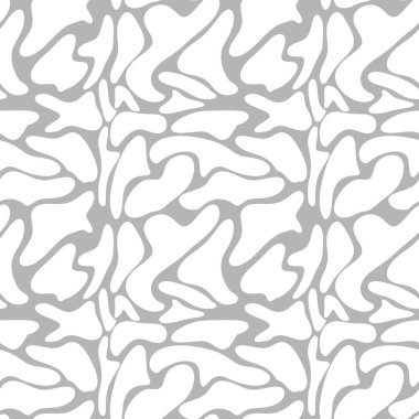 Gri Arkaplan ile Beyaz Küçük İnek Deseni