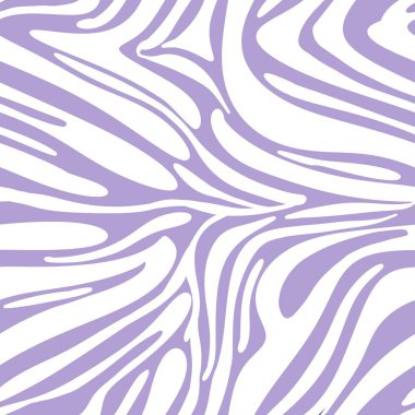 Violet Arkaplanlı Beyaz Zebra Deseni