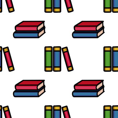 Renkli kitapların kusursuz vektör şablonu ve tekli kitaplar, eğitici arka planlar veya kırtasiye tasarımları için idealdir, cesur hatları ve oyuncu bir tarzı vardır..