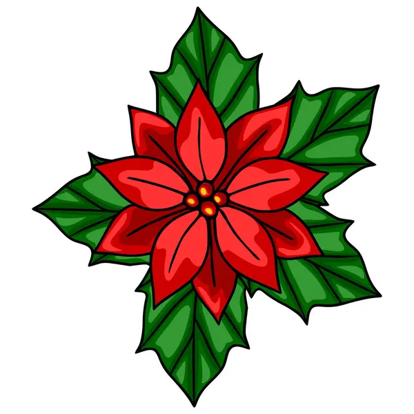 Canlı, yeşil yapraklı, Noel tasarımları ve Noel süslemeleri için mükemmel bir noktalı yıldız deseni..