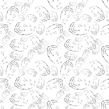 Soyut gri eşmerkezli organik şekiller ince desenli vektör desenleri