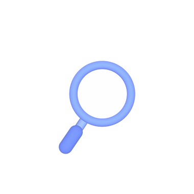 UIUX ve Web Uygulamaları için 3B Arama Simgesi Modern Büyüteç Tasarımı