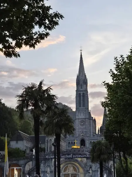 Fransa 'nın Reims şehrindeki Katedral de Lourdes.