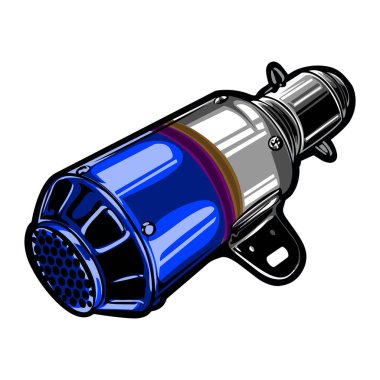 yarış egzoz çizer vektör tasarımı