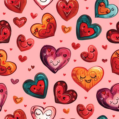şirin kalpler ile Seamless Modeli