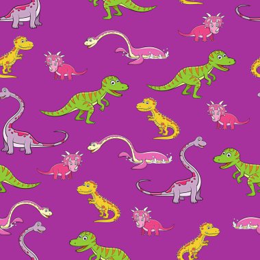 Dinozorlar ve dinozorlarla kusursuz bir düzen.