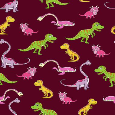 Dinozorların kusursuz deseni, resimleme,